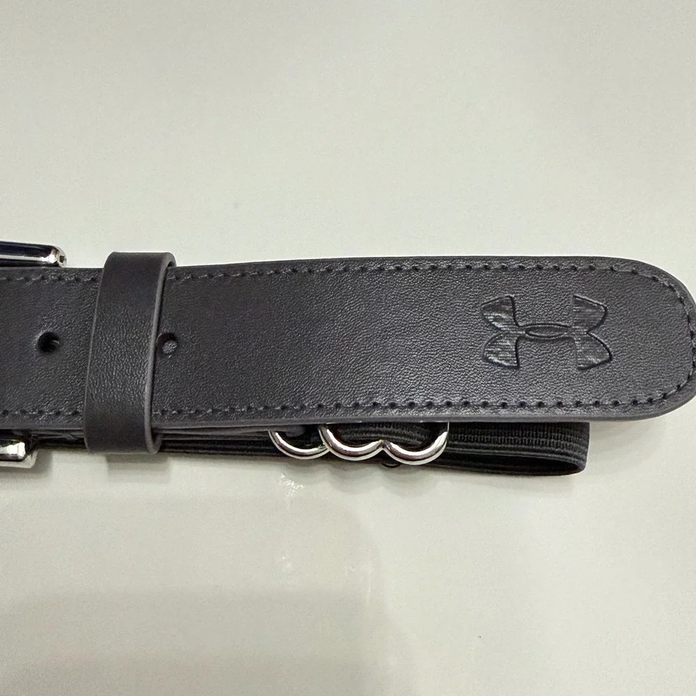 Under Armour Baseball Belt Boys Black Adjustable Elastic Sport NWT